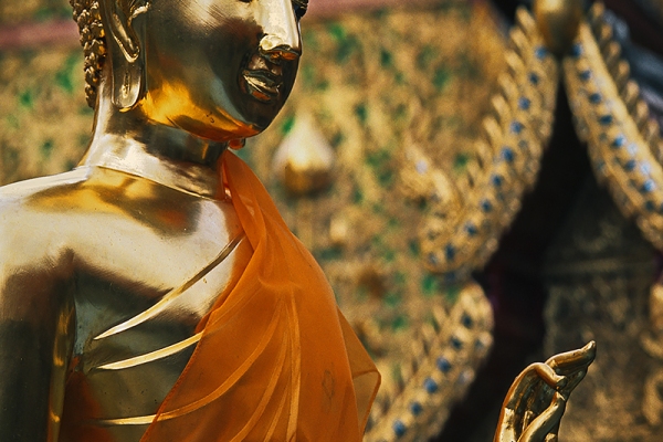 Budda Statue at Wat Doi Suteph, Chiang Mai, Thailand